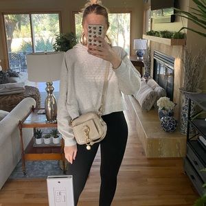 See by Chloe Bag - off white/ white croc